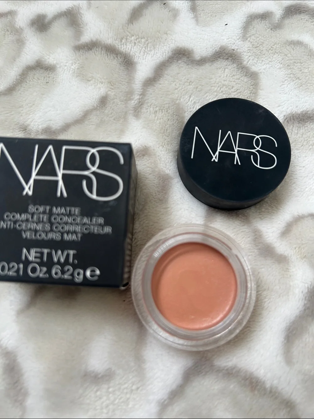 NARS Soft Matte Complete Concealer - Black Packaging with White Logo